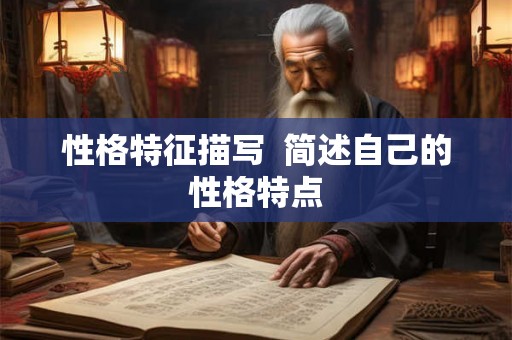 性格特征描写  简述自己的性格特点