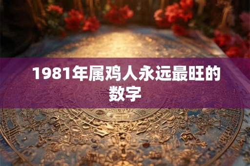 1981年属鸡人永远最旺的数字