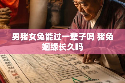 男猪女兔能过一辈子吗 猪兔姻缘长久吗