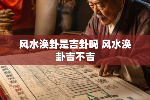 风水涣卦是吉卦吗 风水涣卦吉不吉