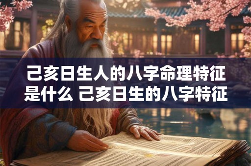 己亥日生人的八字命理特征是什么 己亥日生的八字特征 己亥日生人的八字命理特征是什么 己亥日生的八字特征