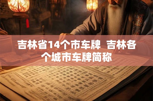 吉林省14个市车牌 吉林各个城市车牌简称 吉林省14个市车牌 吉林各个城市车牌简称