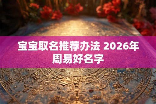 宝宝取名推荐办法 2026年周易好名字