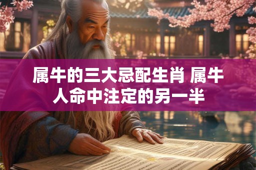 属牛的三大忌配生肖 属牛人命中注定的另一半 属牛的三大忌配生肖 属牛人命中注定的另一半