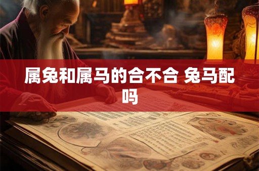 属兔和属马的合不合 兔马配吗 属兔和属马的合不合 兔马配吗
