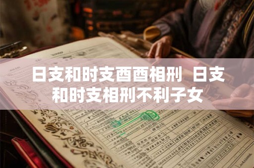 日支和时支酉酉相刑  日支和时支相刑不利子女