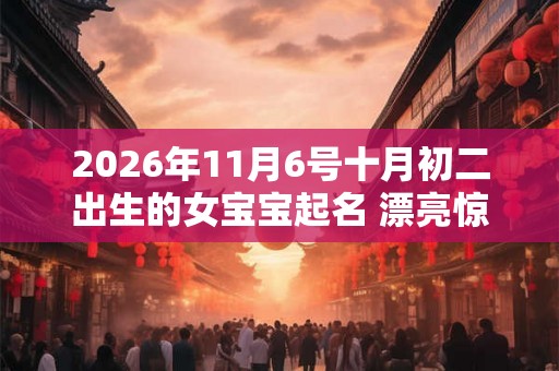 2026年11月6号十月初二出生的女宝宝起名 漂亮惊艳 2026年11月6号十月初二出生的女宝宝起名 漂亮惊艳