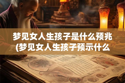 梦见女人生孩子是什么预兆(梦见女人生孩子预示什么？)