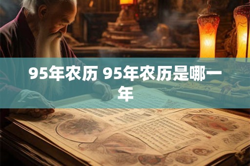95年农历 95年农历是哪一年 95年农历 95年农历是哪一年