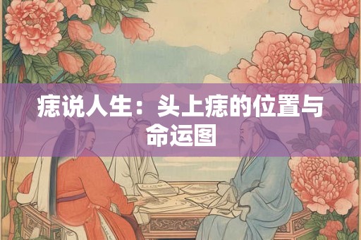 痣说人生：头上痣的位置与命运图