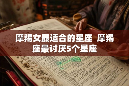 摩羯女最适合的星座  摩羯座最讨厌5个星座