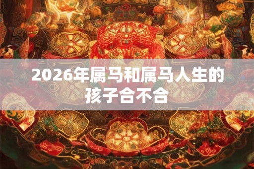 2026年属马和属马人生的孩子合不合 2026年属马和属马人生的孩子合不合