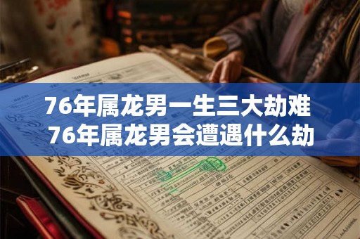 76年属龙男一生三大劫难 76年属龙男会遭遇什么劫