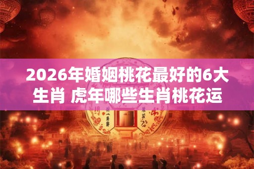 2026年婚姻桃花最好的6大生肖 虎年哪些生肖桃花运旺盛