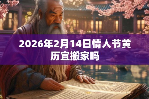 2026年2月14日情人节黄历宜搬家吗 2026年2月14日情人节黄历宜搬家吗