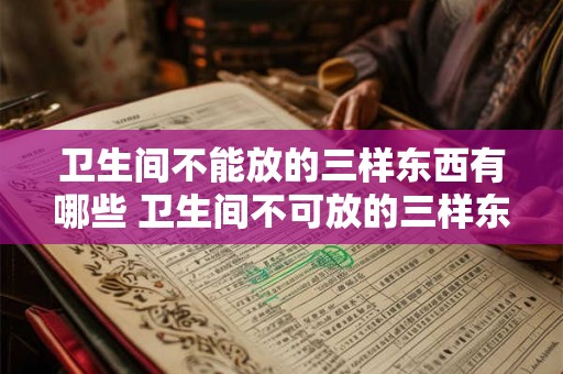 卫生间不能放的三样东西有哪些 卫生间不可放的三样东西