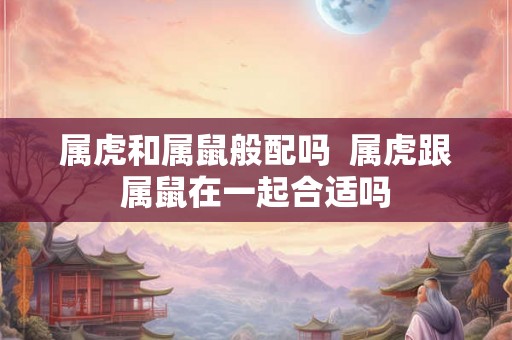 属虎和属鼠般配吗  属虎跟属鼠在一起合适吗