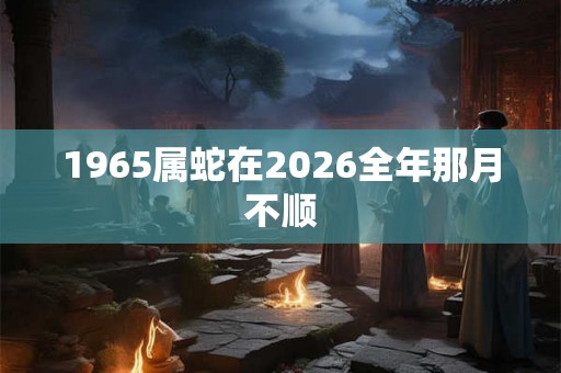1965属蛇在2026全年那月不顺