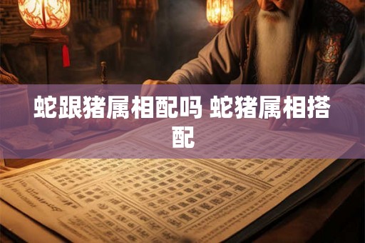 蛇跟猪属相配吗 蛇猪属相搭配 蛇跟猪属相配吗 蛇猪属相搭配