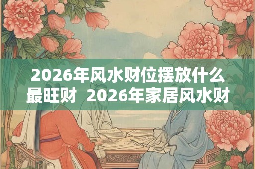 2026年风水财位摆放什么最旺财  2026年家居风水财位