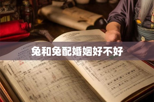 兔和兔配婚姻好不好
