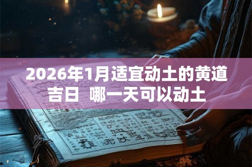 2026年1月适宜动土的黄道吉日  哪一天可以动土