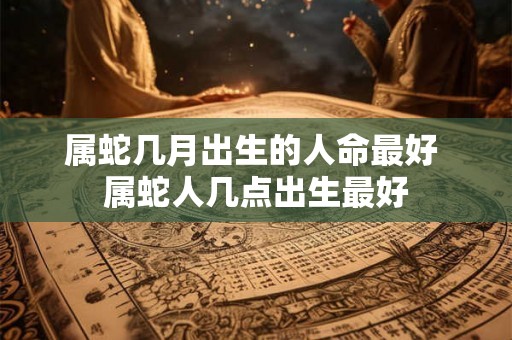 属蛇几月出生的人命最好 属蛇人几点出生最好