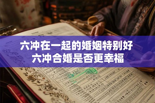 六冲在一起的婚姻特别好 六冲合婚是否更幸福