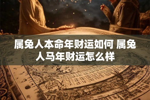 属兔人本命年财运如何 属兔人马年财运怎么样