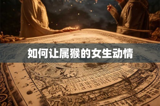 如何让属猴的女生动情