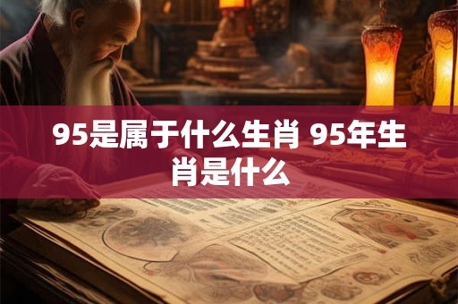 95是属于什么生肖 95年生肖是什么