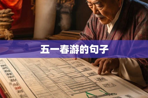 五一春游的句子