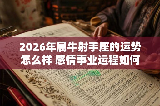 2026年属牛射手座的运势怎么样 感情事业运程如何