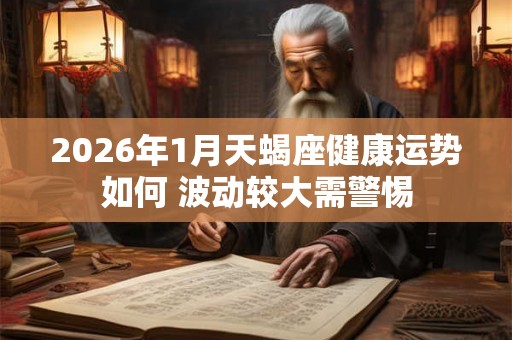 2026年1月天蝎座健康运势如何 波动较大需警惕