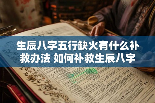 生辰八字五行缺火有什么补救办法 如何补救生辰八字五行缺火