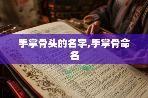 手掌骨头的名字,手掌骨命名 手掌骨头的名字,手掌骨命名