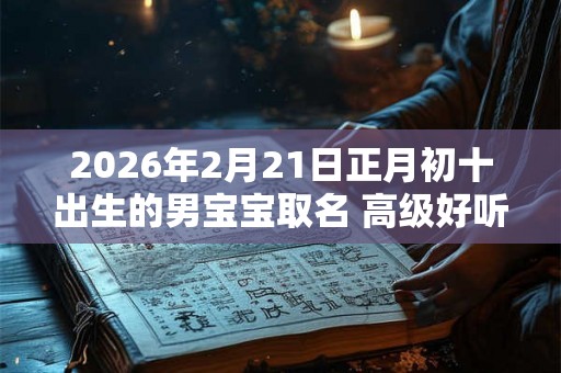 2026年2月21日正月初十出生的男宝宝取名 高级好听