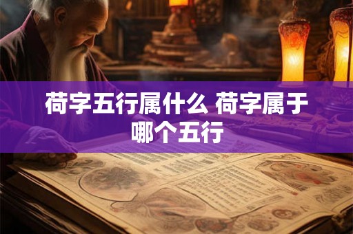 荷字五行属什么 荷字属于哪个五行