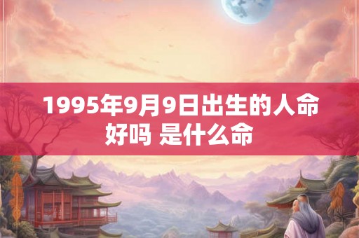 1995年9月9日出生的人命好吗 是什么命