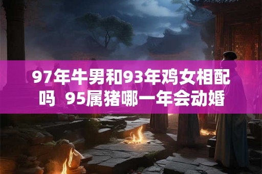 97年牛男和93年鸡女相配吗  95属猪哪一年会动婚
