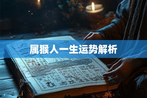 属猴人一生运势解析 属猴人一生运势解析