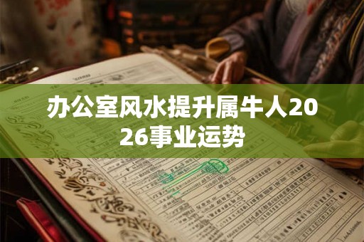 办公室风水提升属牛人2026事业运势