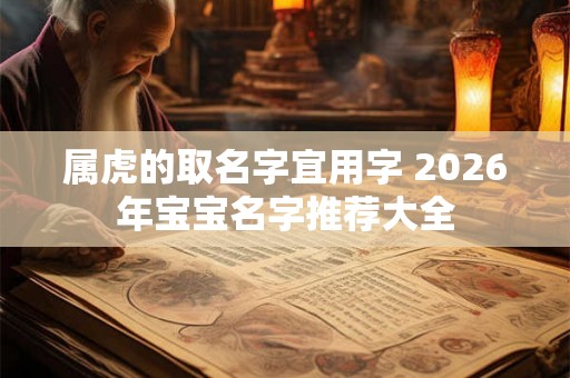 属虎的取名字宜用字 2026年宝宝名字推荐大全