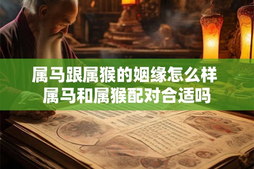 属马跟属猴的姻缘怎么样 属马和属猴配对合适吗