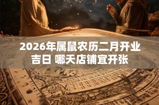 2026年属鼠农历二月开业吉日 哪天店铺宜开张 2026年属鼠农历二月开业吉日 哪天店铺宜开张