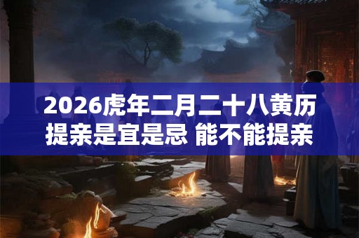 2026虎年二月二十八黄历提亲是宜是忌 能不能提亲