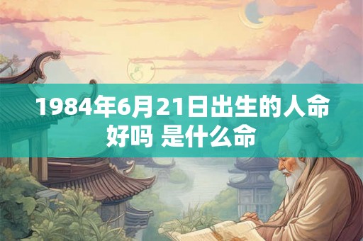 1984年6月21日出生的人命好吗 是什么命