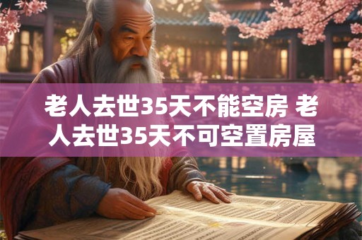 老人去世35天不能空房 老人去世35天不可空置房屋