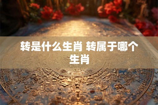 转是什么生肖 转属于哪个生肖