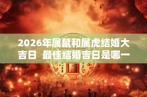 2026年属鼠和属虎结婚大吉日  最佳结婚吉日是哪一天